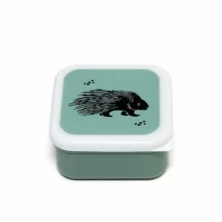 Lunchbox Set Black Animals Salie (3St) Petit Monkey