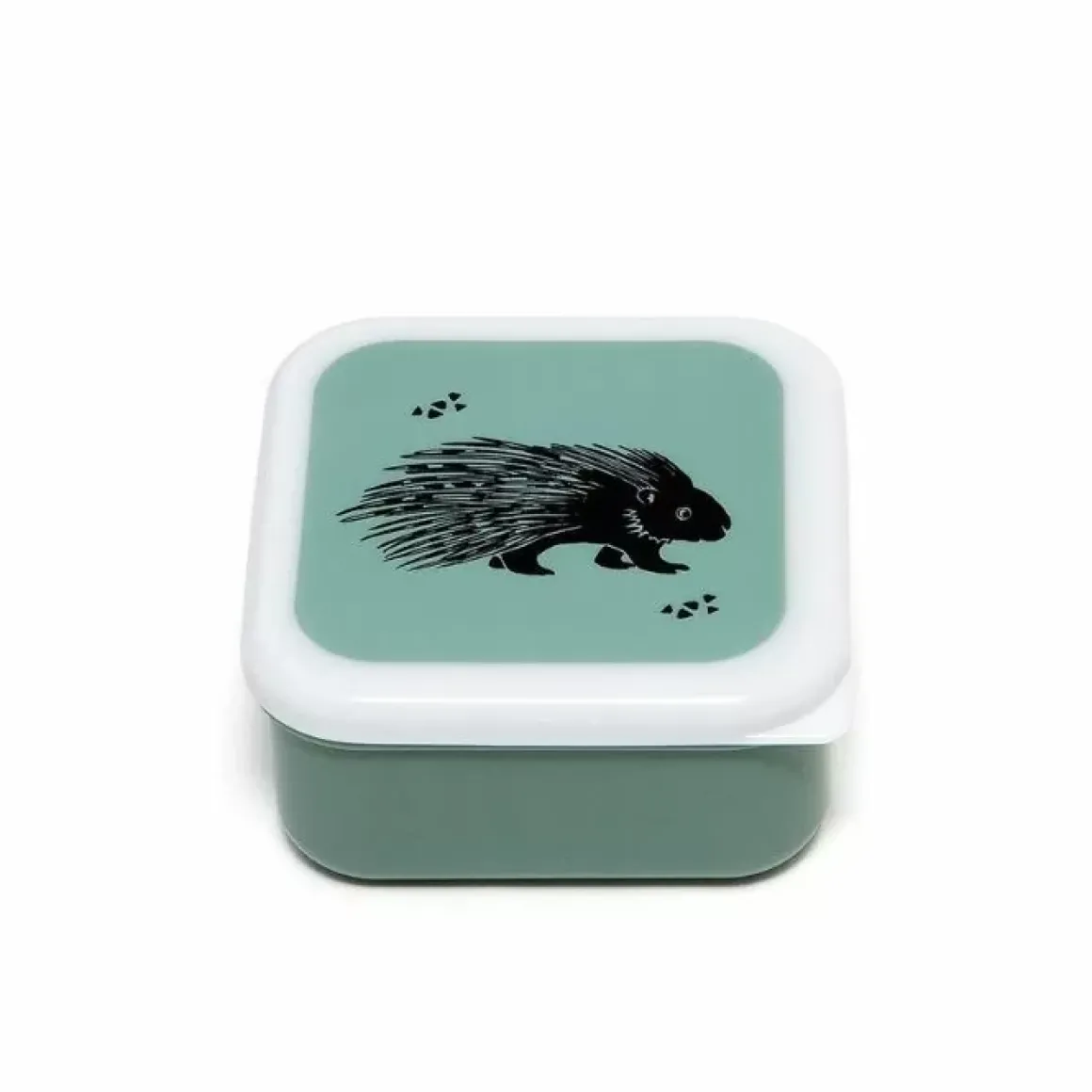 Lunchbox Set Black Animals Salie (3St) Petit Monkey