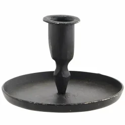Madam Stoltz Kandelaar Iron Black Enkel