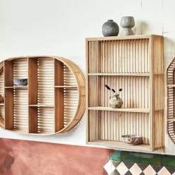 Madam Stoltz Wandrek Bamboe Rechthoek (71Cm)