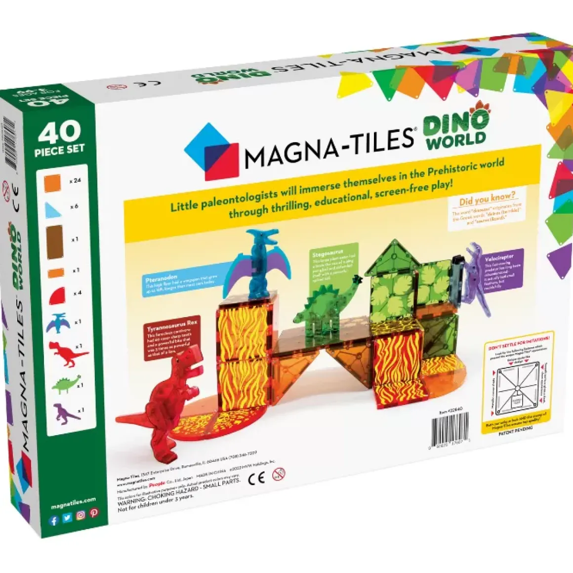 Magna Tiles Dino World (40St)