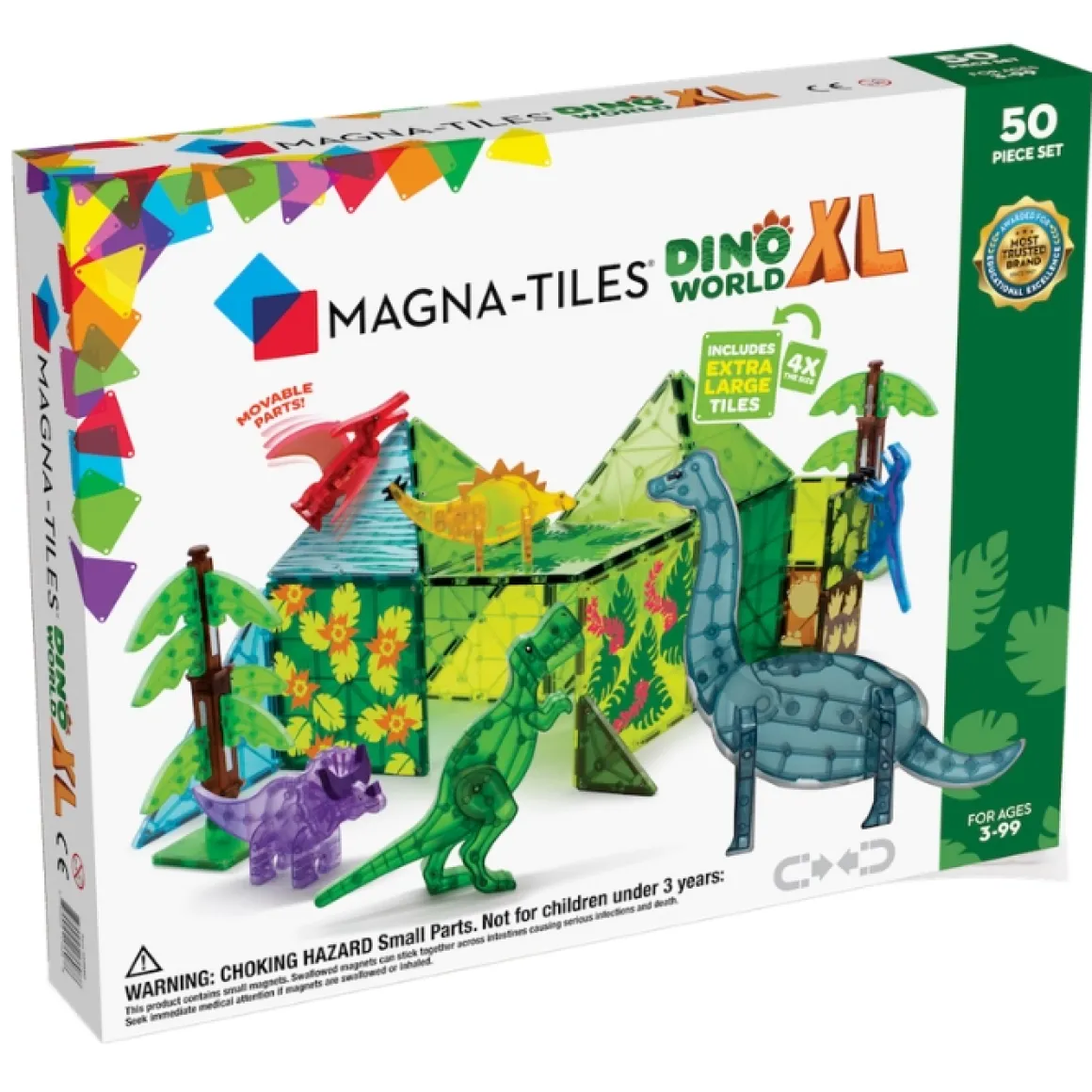 Magna Tiles Dino World Xl (50St)