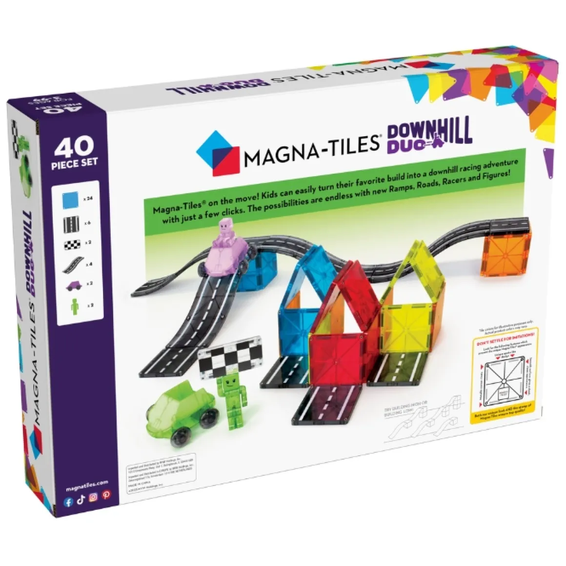 Magna Tiles Downhill Duo (40St)