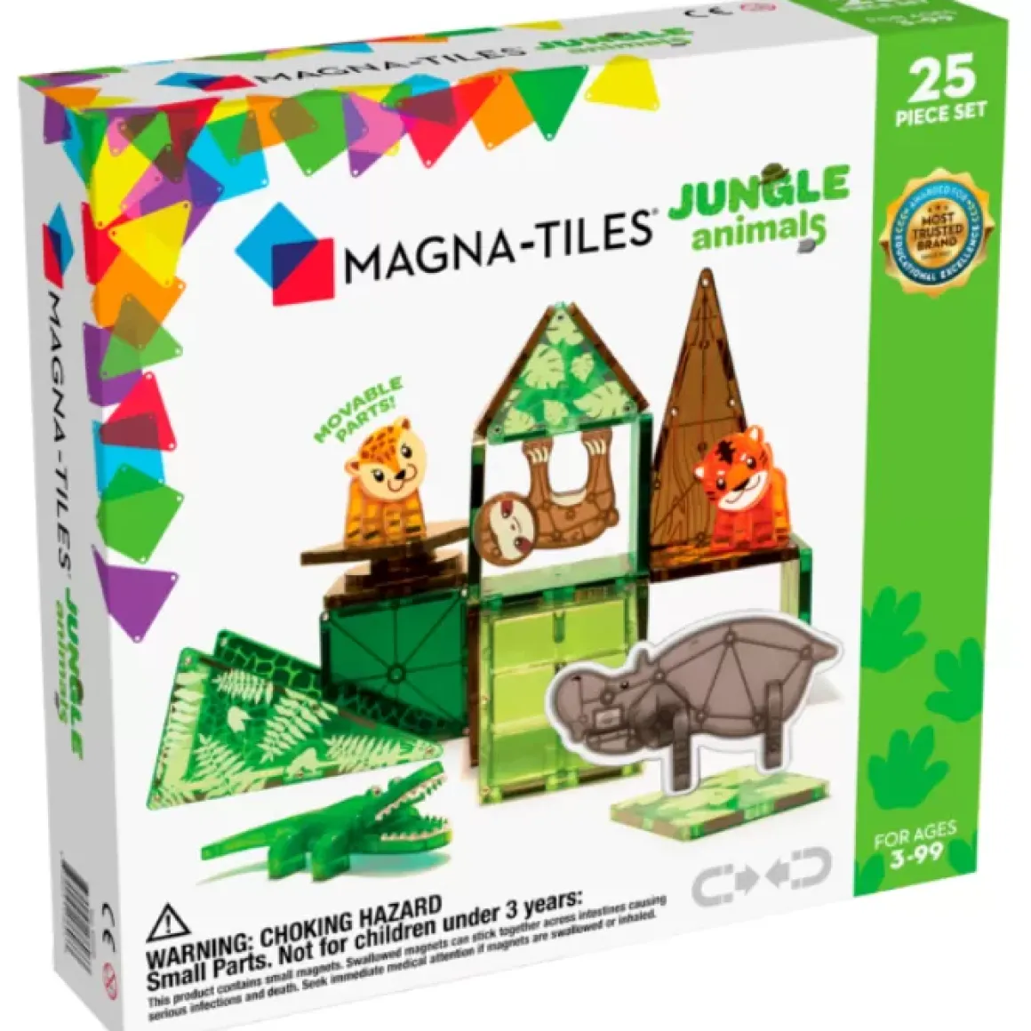 Magna Tiles Jungle Animals (25St)