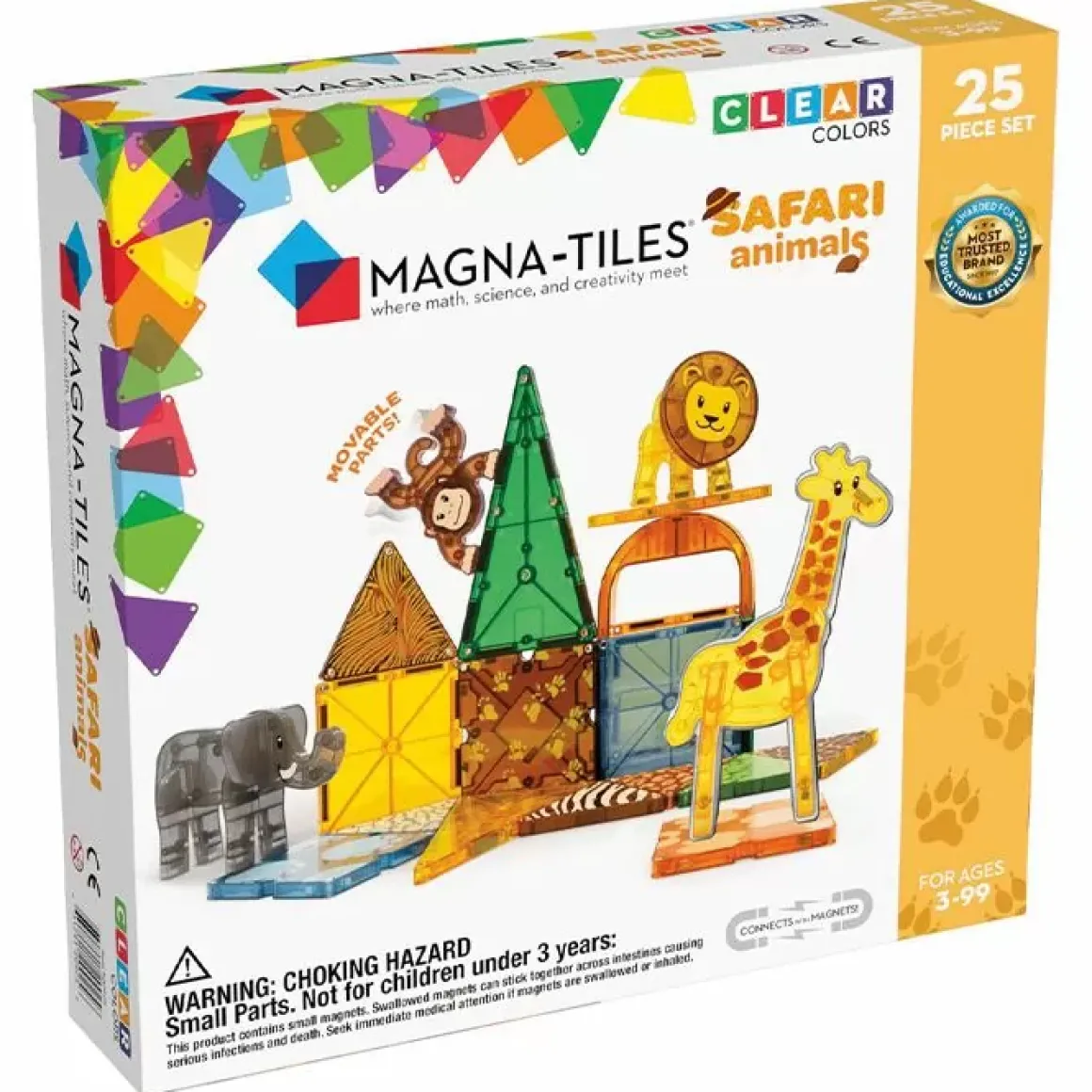 Magna Tiles Safari Animals (25St)