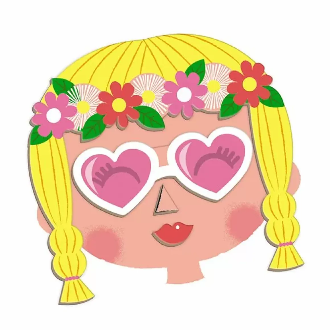 Magnetibook Gekke Gezichten Meisjes Janod