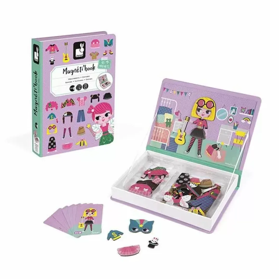 Magnetibook Verkleedfeest Meisje Janod