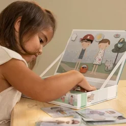 Magnetisch Speelboek Jim & Rosa Little Dutch