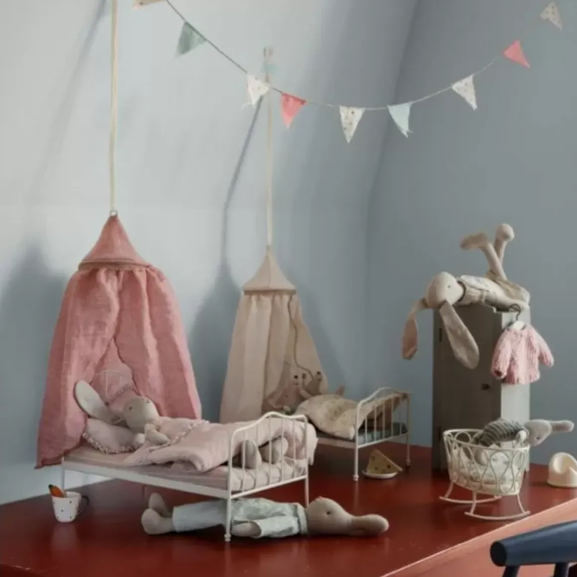 Maileg Miniatuur Bedhemel Rose