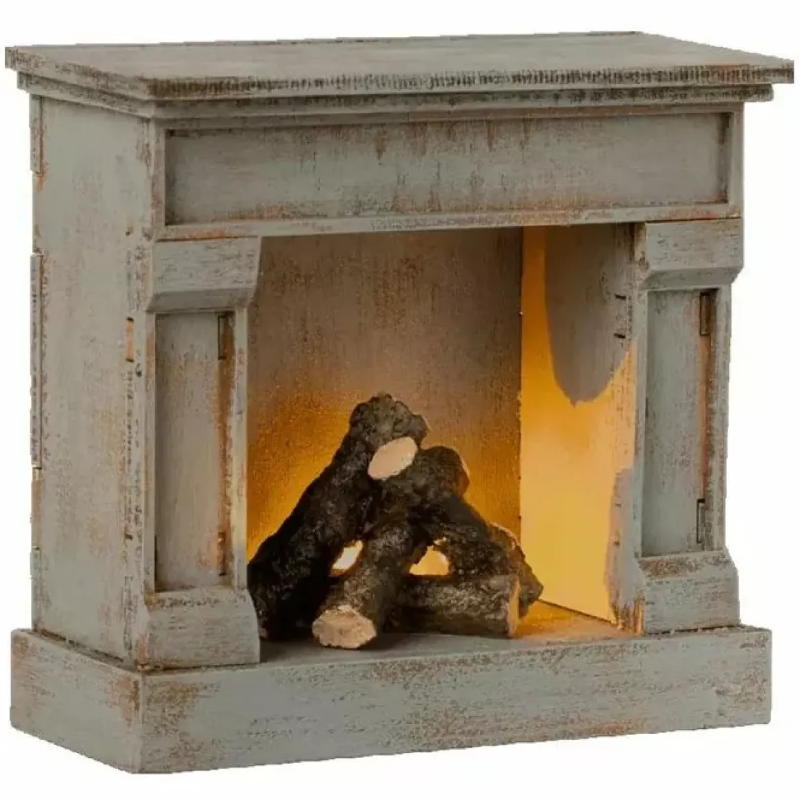 Maileg Miniatuur Haardvuur Vintage Blue