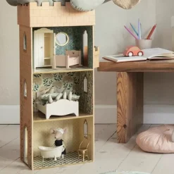 Maileg Miniatuur Houten Bed Off White