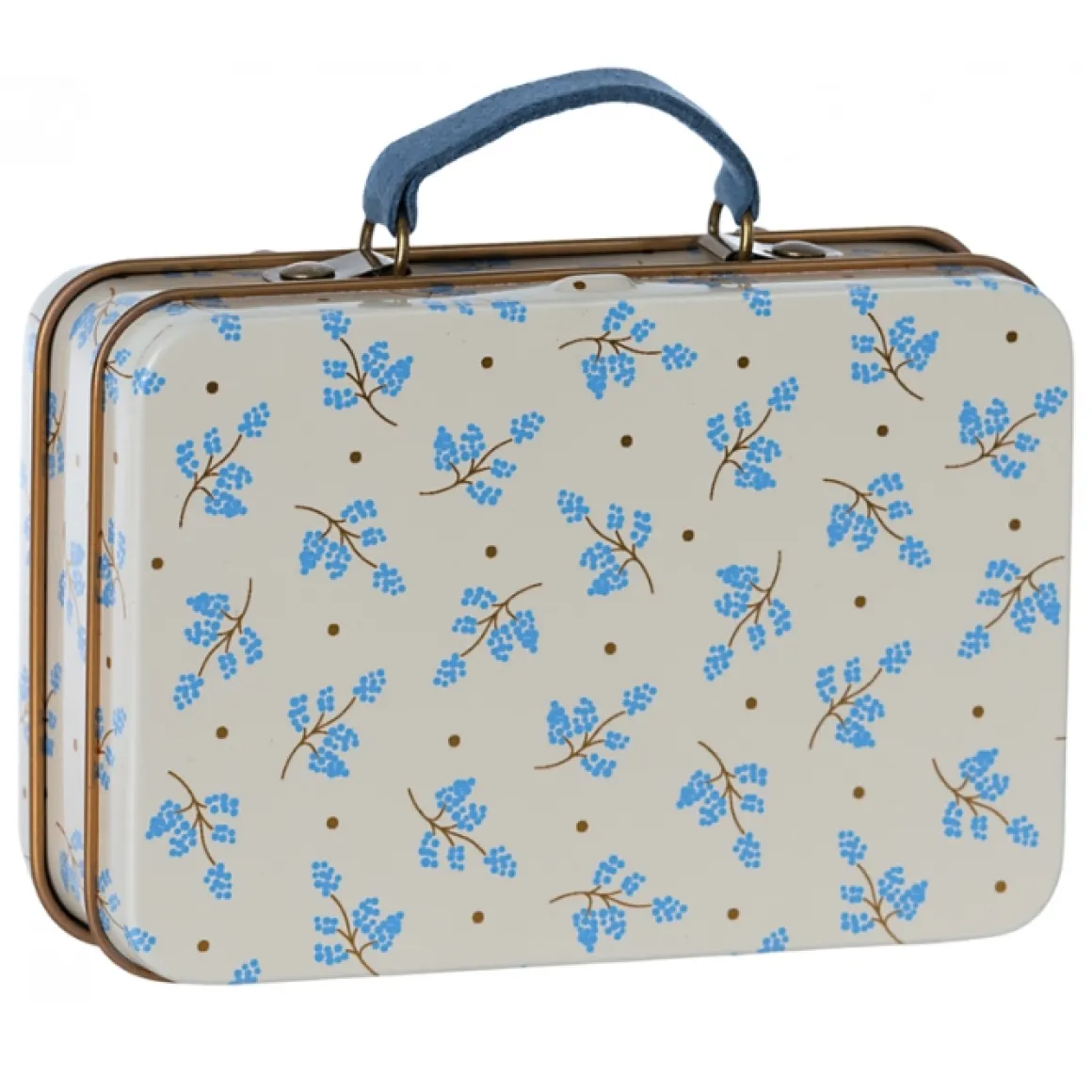Maileg Miniatuur Metalen Koffer Madelain Blue