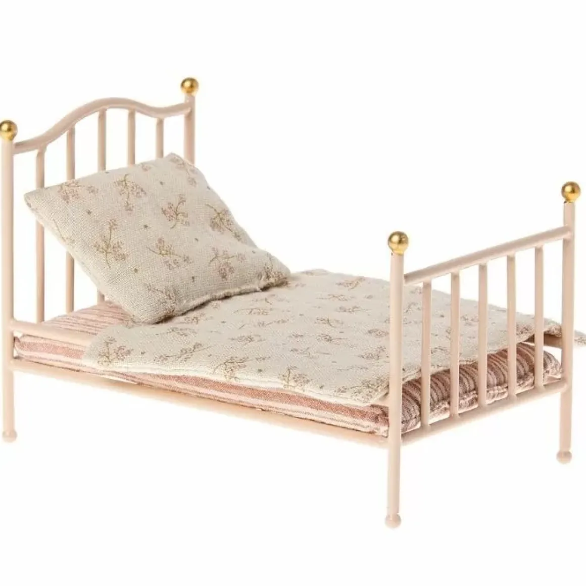 Maileg Miniatuur Vintage Bed Muis Rose