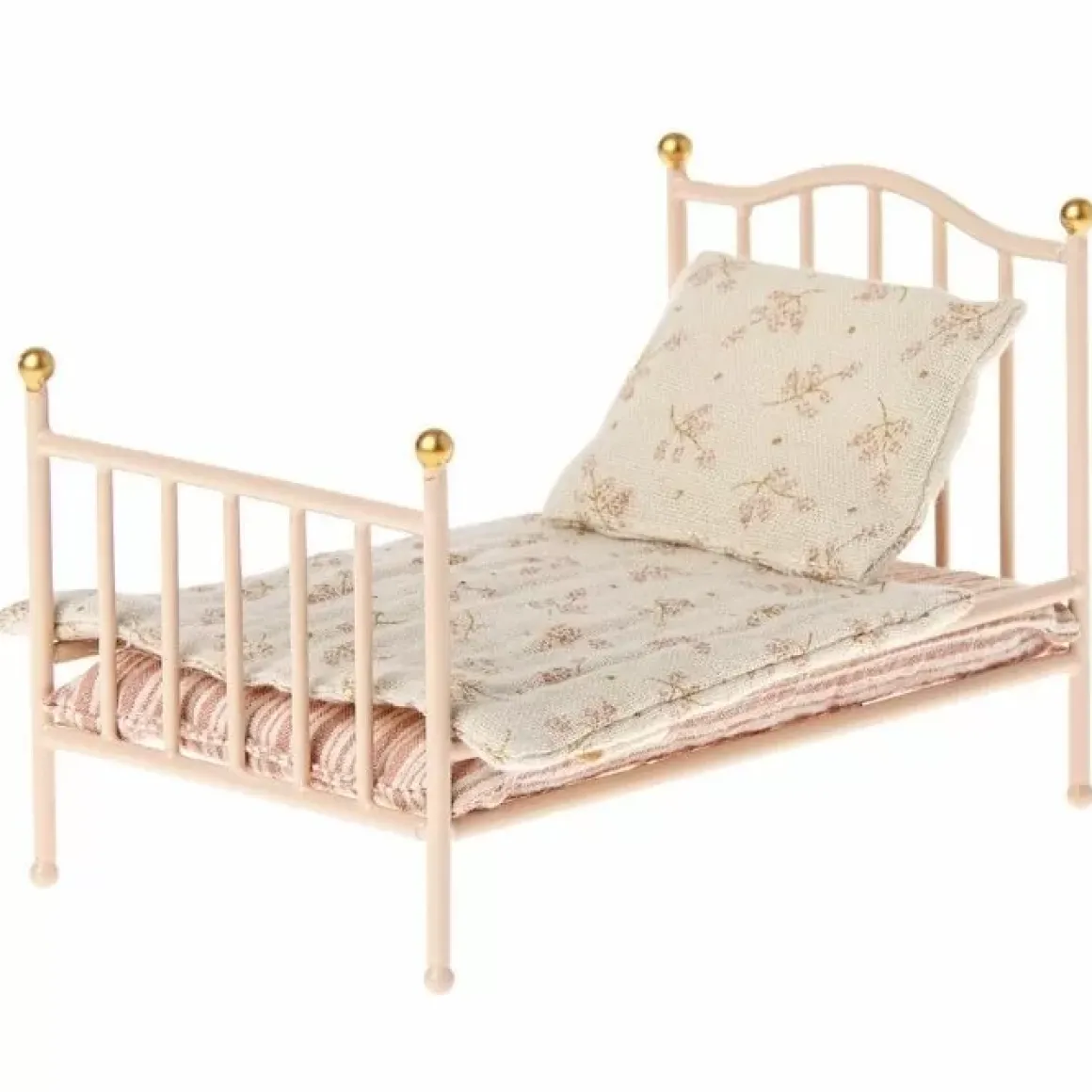 Maileg Miniatuur Vintage Bed Muis Rose
