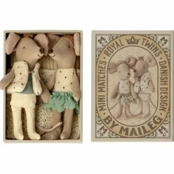 Maileg Royal Tweeling Muizen In Box (Kleine Zus En Broer)
