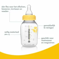Medela Moedermelkflesje 150Ml Met Slow Flow Speen