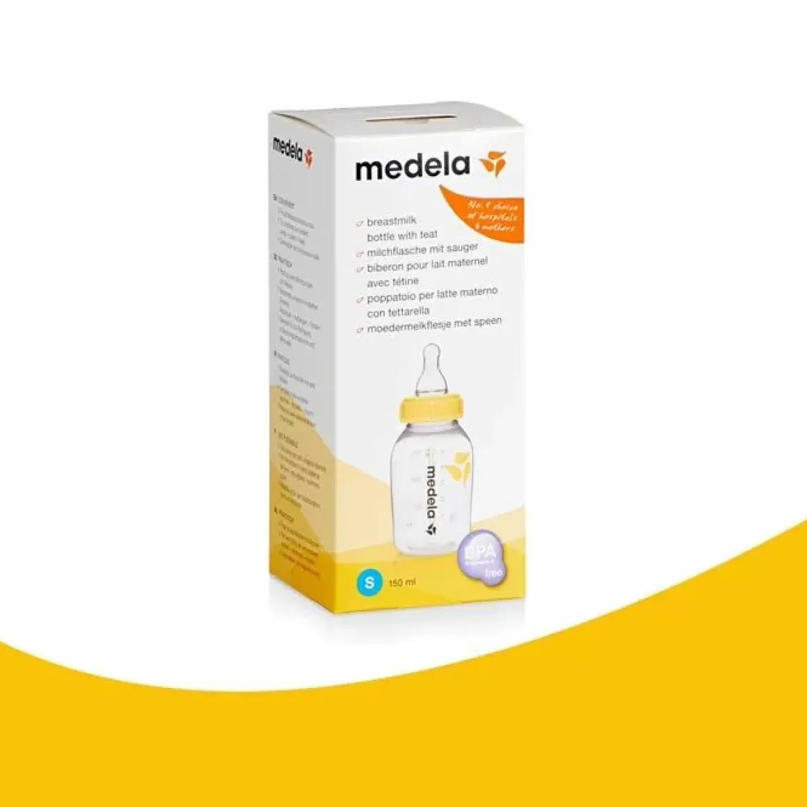 Medela Moedermelkflesje 150Ml Met Slow Flow Speen