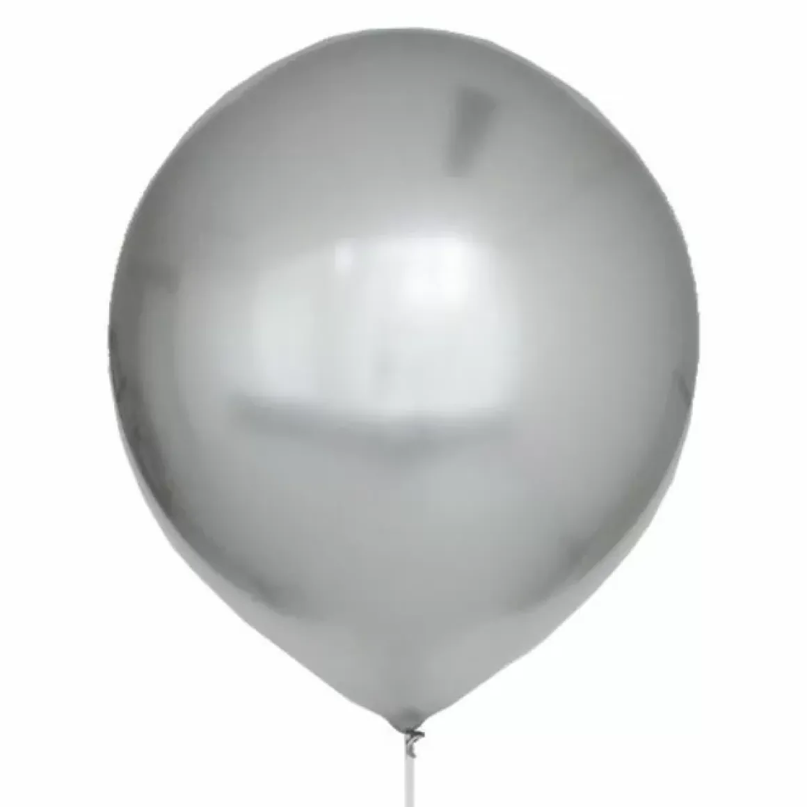 Mega Chroom Ballon Zilver (60Cm) House Of Gia