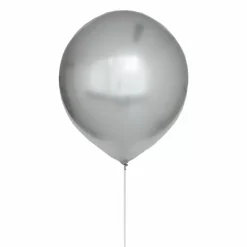 Mega Chroom Ballon Zilver (60Cm) House Of Gia