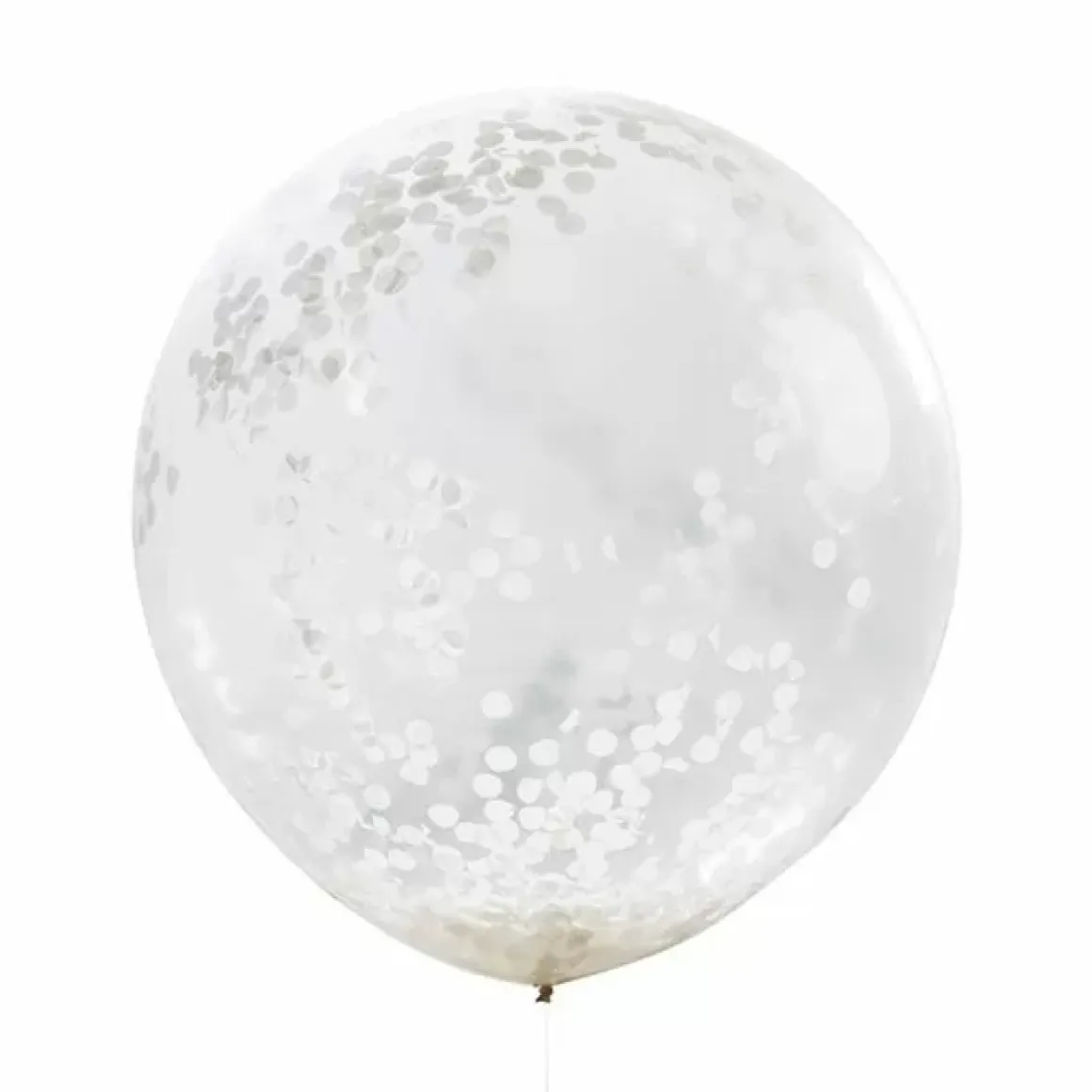 Mega Confetti Ballon Wit (3St) Beautiful Botanics Ginger Ray