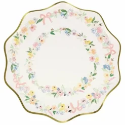 Meri Meri Elegant Floral Dinerborden (8St)