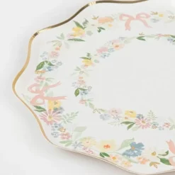 Meri Meri Elegant Floral Dinerborden (8St)