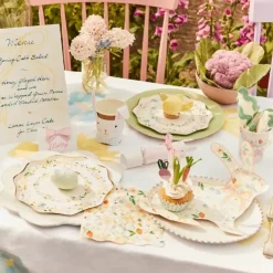 Meri Meri Elegant Floral Dinerborden (8St)