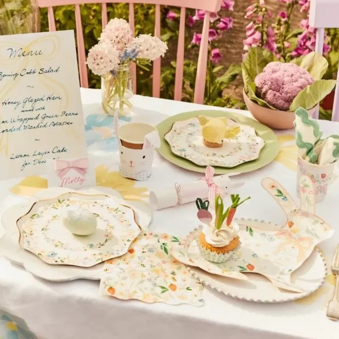 Meri Meri Elegant Floral Dinerborden (8St)