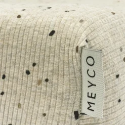 Meyco Aankleedkussenhoes Rib Mini Spot Sand 50X70Cm - Houd Je Kleintje Stijlvol En Comfortabel Gekleed!