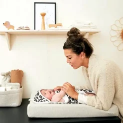 Meyco Aankleedkussenhoes Knit Basic Sand Melange