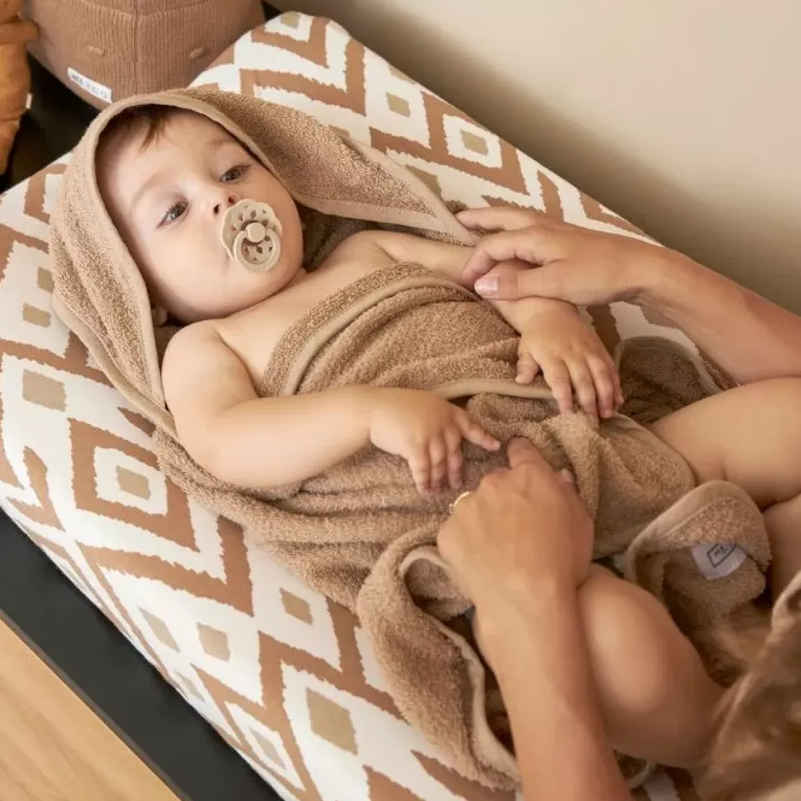 Meyco Aankleedkussenhoes Ikat Sand