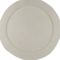 Meyco Boxkleed Rond Knit Basic Teddy Sand Melange 95Cm - Zachte En Stijlvolle Boxkleed Voor De Babykamer!