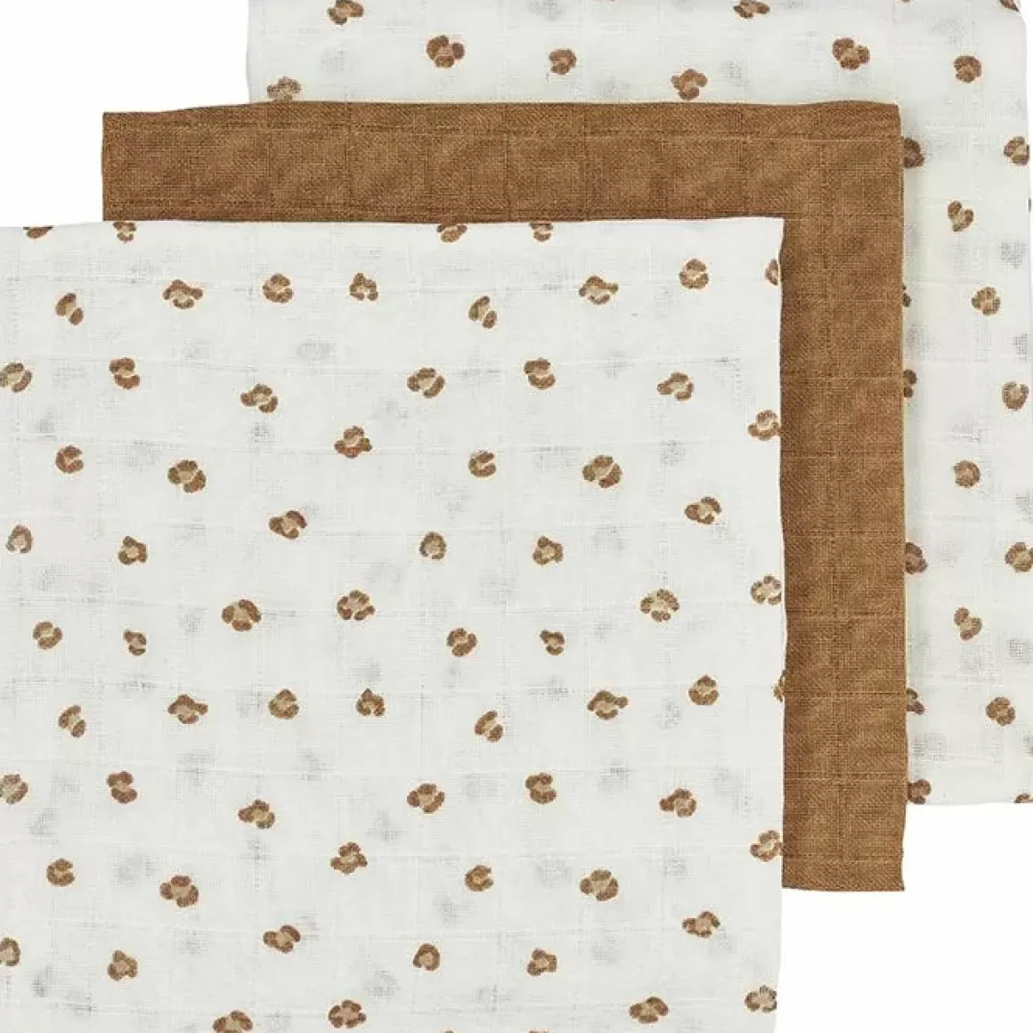 Meyco Hydrofiele Doeken Mini Panther Toffee (3St)