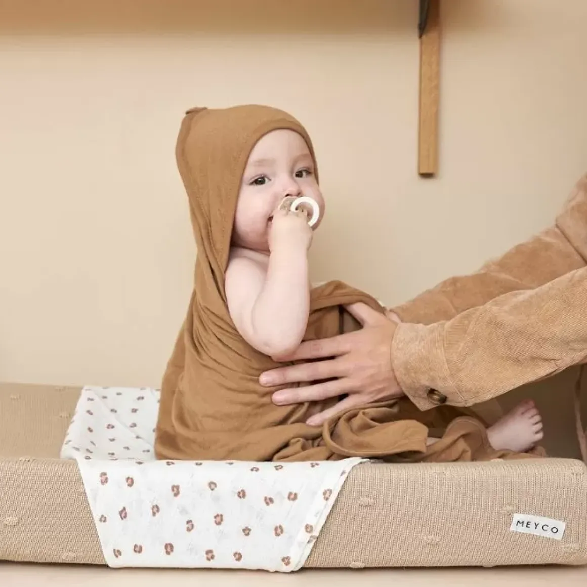 Meyco Hydrofiele Doeken Mini Panther Toffee (3St)