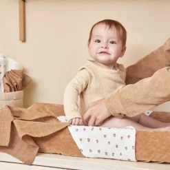 Meyco Hydrofiele Doeken Mini Panther Toffee (3St)