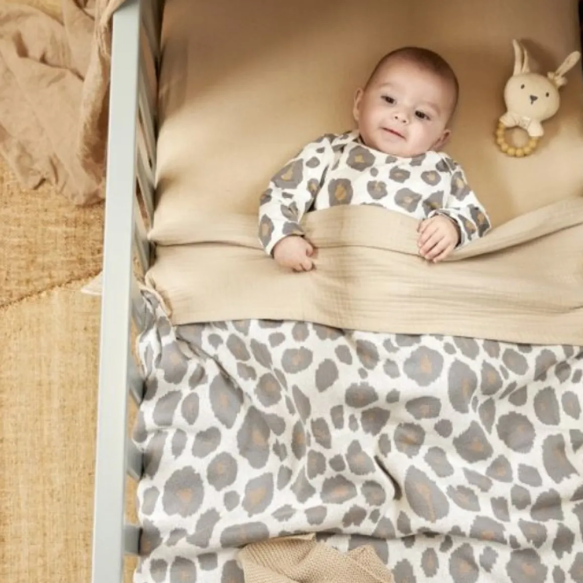 Meyco Hydrofiele Wieglaken Uni Sand 75X100Cm