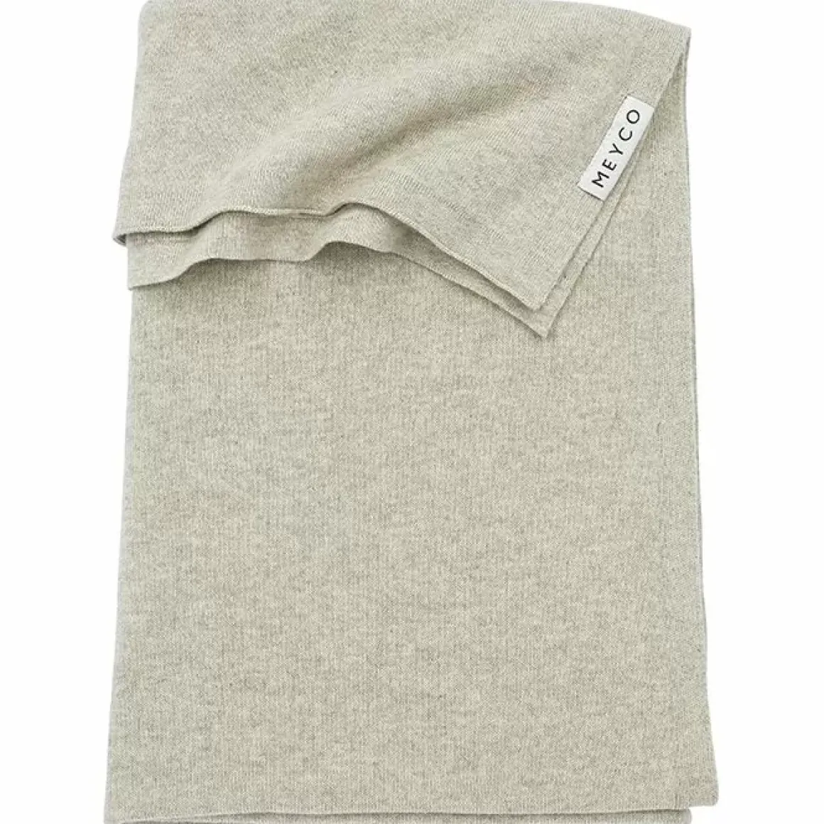 Meyco Ledikantdeken Knit Basic Sand Melange