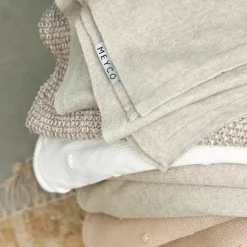 Meyco Ledikantdeken Knit Basic Sand Melange