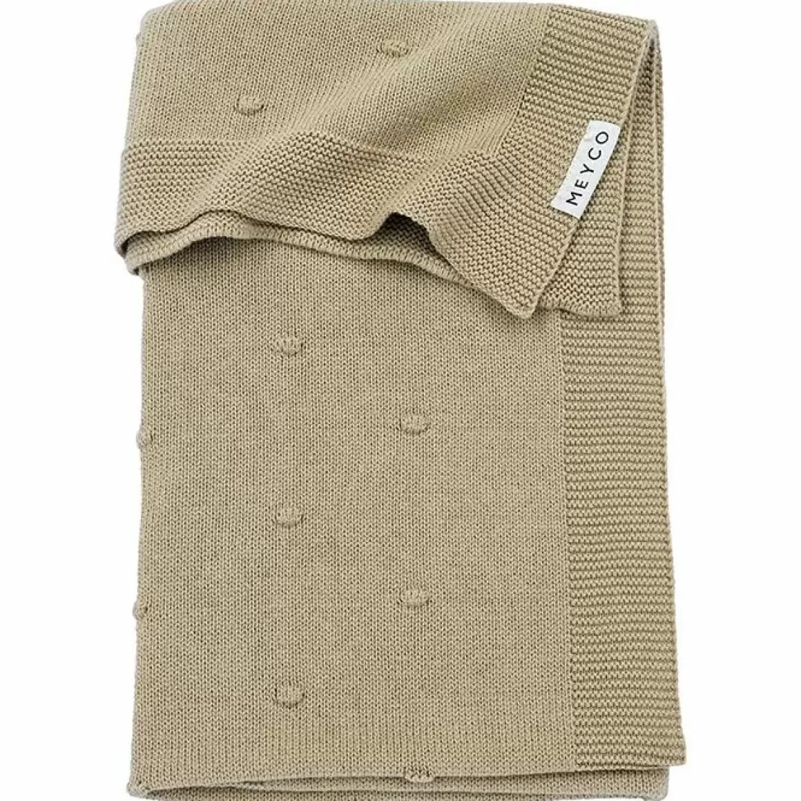 Meyco Ledikantdeken Mini Knots Sand