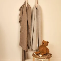 Meyco Ledikantdeken Mini Knots Sand