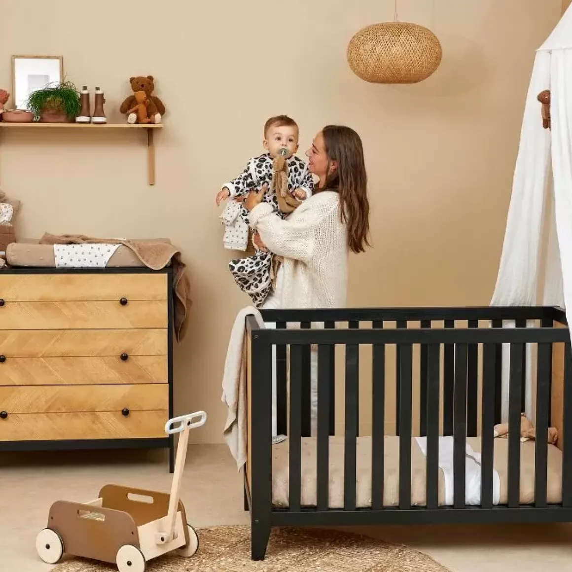 Meyco Ledikantdeken Mini Knots Sand