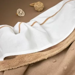Meyco Ledikantdeken Mini Knots Fleece Toffee