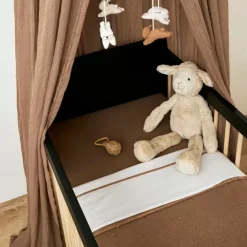 Meyco Ledikantdeken Mini Knots Fleece Toffee