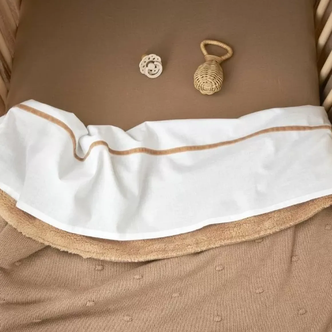 Meyco Ledikantlaken Bies Velvet Toffee