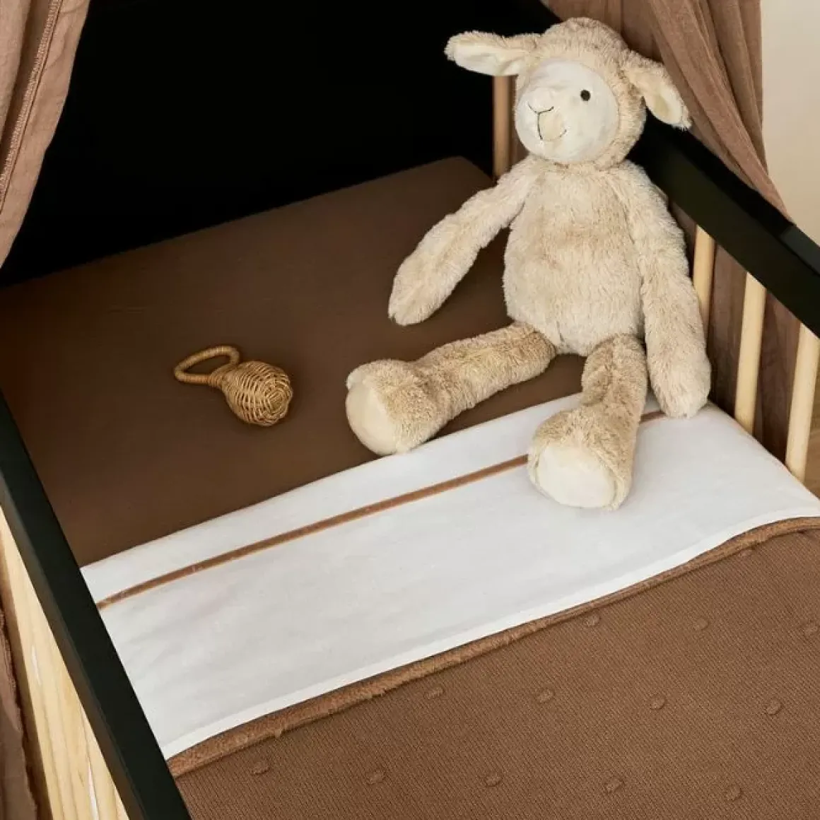 Meyco Ledikantlaken Bies Velvet Toffee