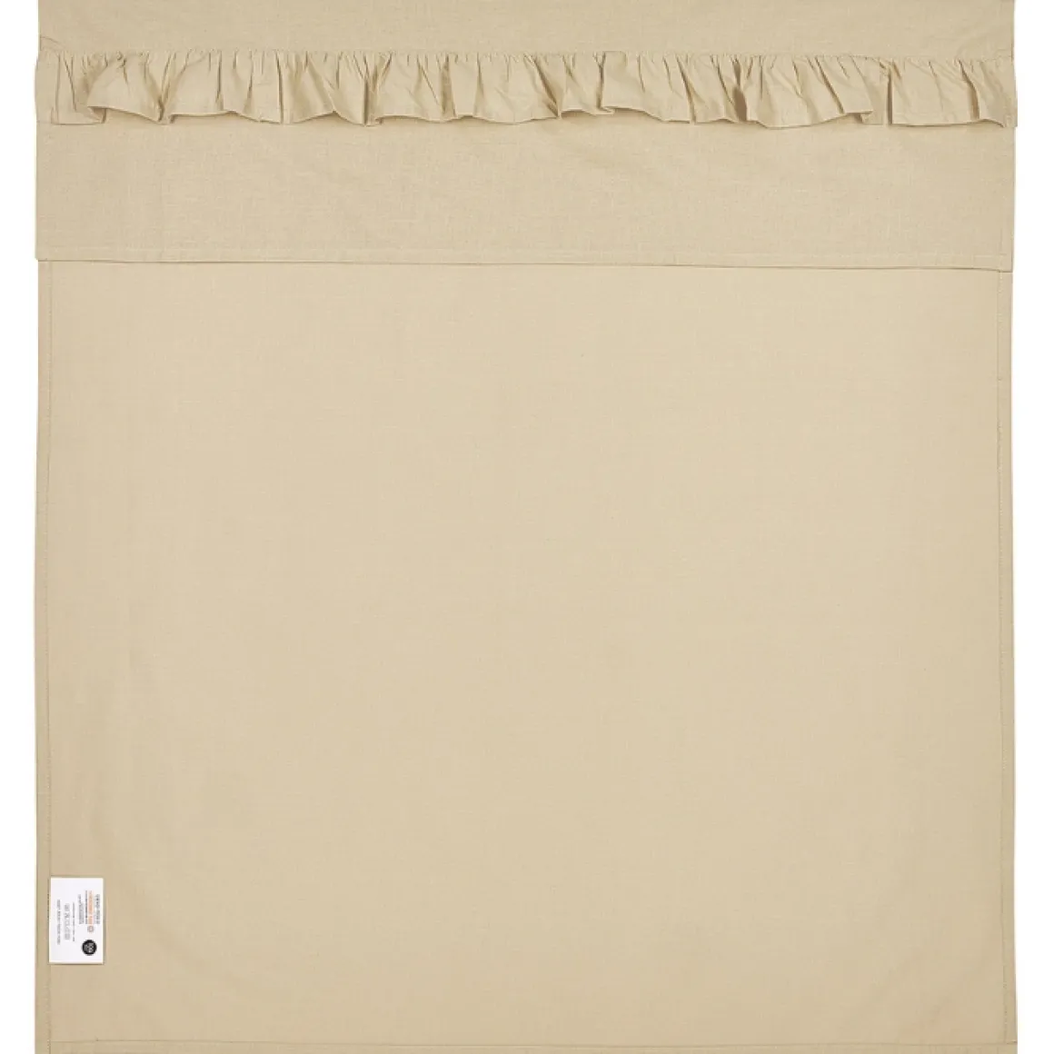 Meyco Ledikantlaken Met Ruffle In Zandkleur - 100X150Cm - Luxe En Stijlvol