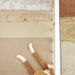 Meyco Ledikantlaken Met Ruffle In Zandkleur - 100X150Cm - Luxe En Stijlvol