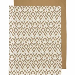 Meyco Ledikantlakens Ikat Sand/Toffee (2St)