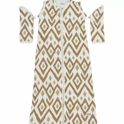 Meyco Slaapzak Afritsbare Mouwen Ikat Sand