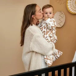 Meyco Slaapzak Afritsbare Mouwen Ikat Sand